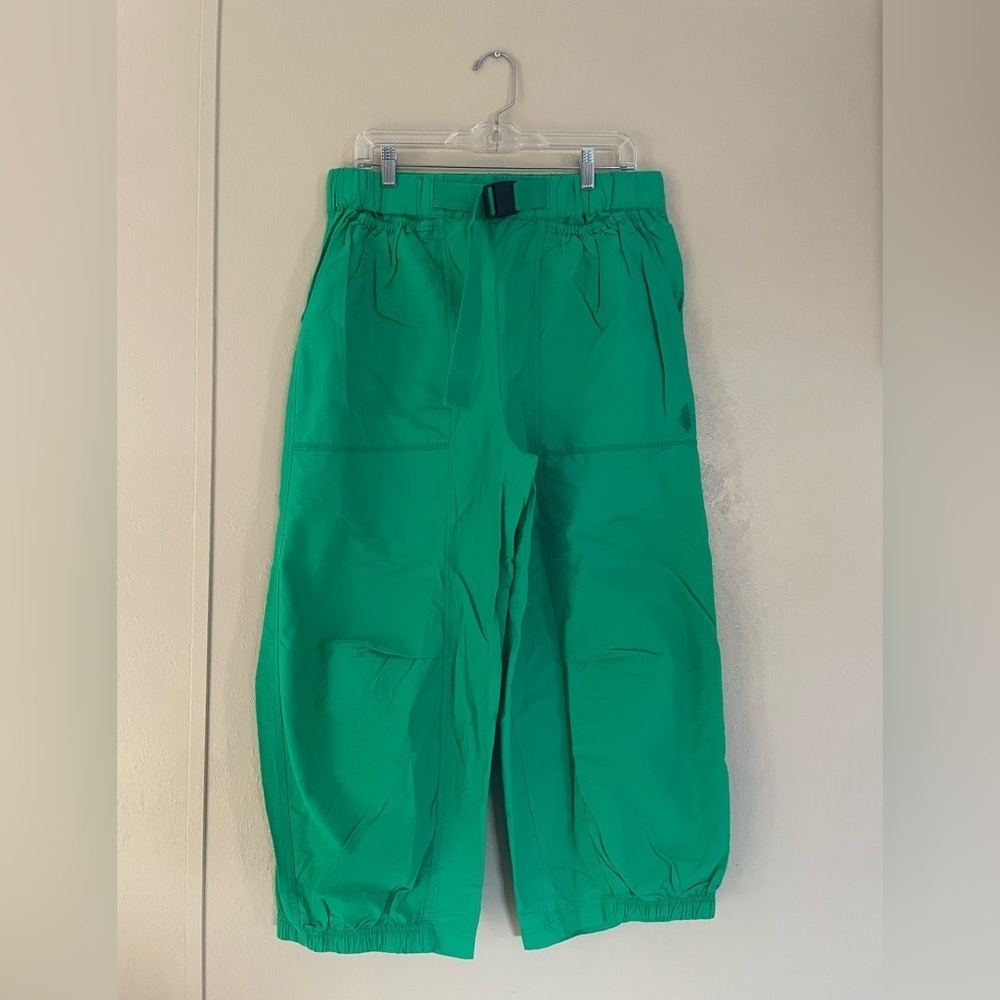 FP Movement by Free People Emerald Green Cropped Jogger Pants